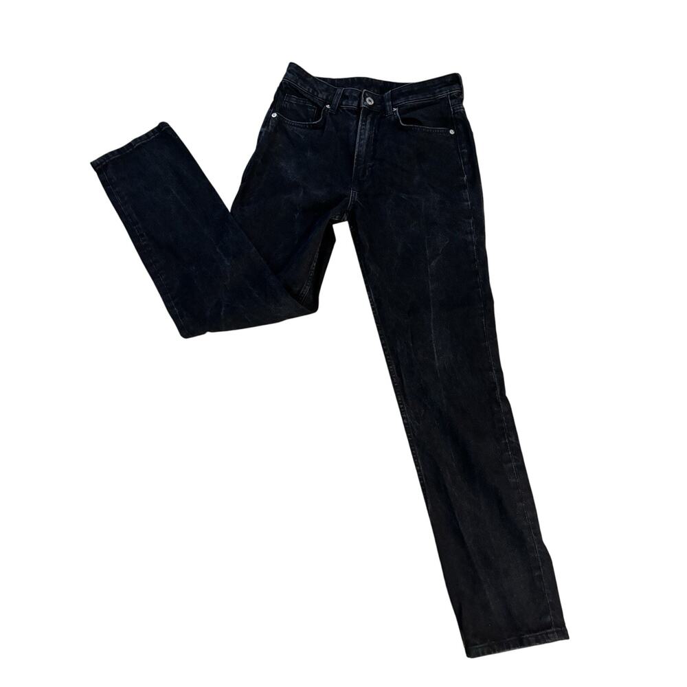 H&M High Rise Vintage Straight Jeans Women's Size 6 Dark Wash Denim
